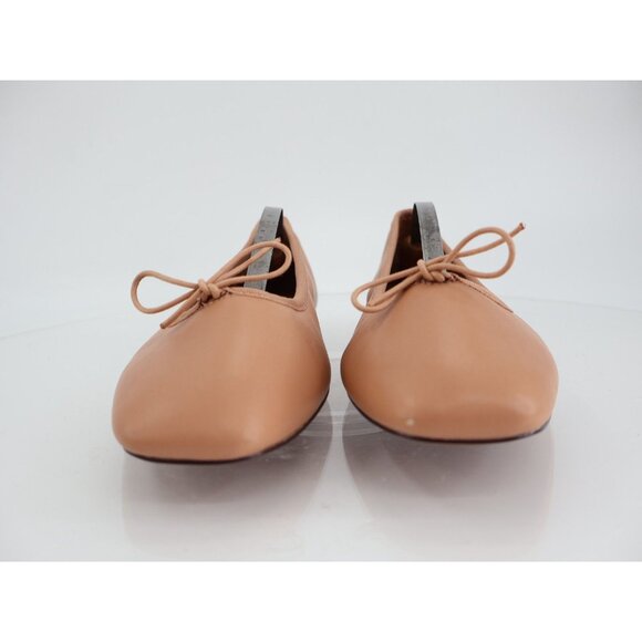 Madewell The Anelise Leather Ballet Flats Nude Tan Pointed Toe Women’s Size 10 - Picture 3 of 14